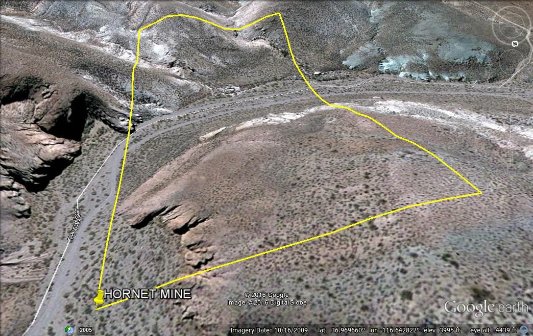 Beatty NV Bare Mountain Lode Mine Gold Mining Claim Nevada Silver
